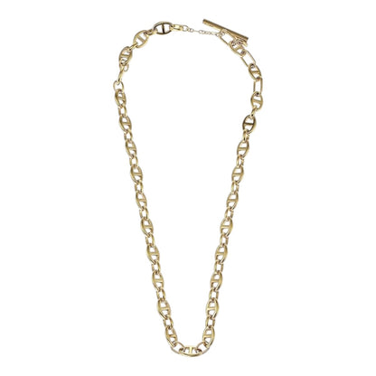 Fossil Heritage D-Link Gold-Tone Anchor Chain Necklace