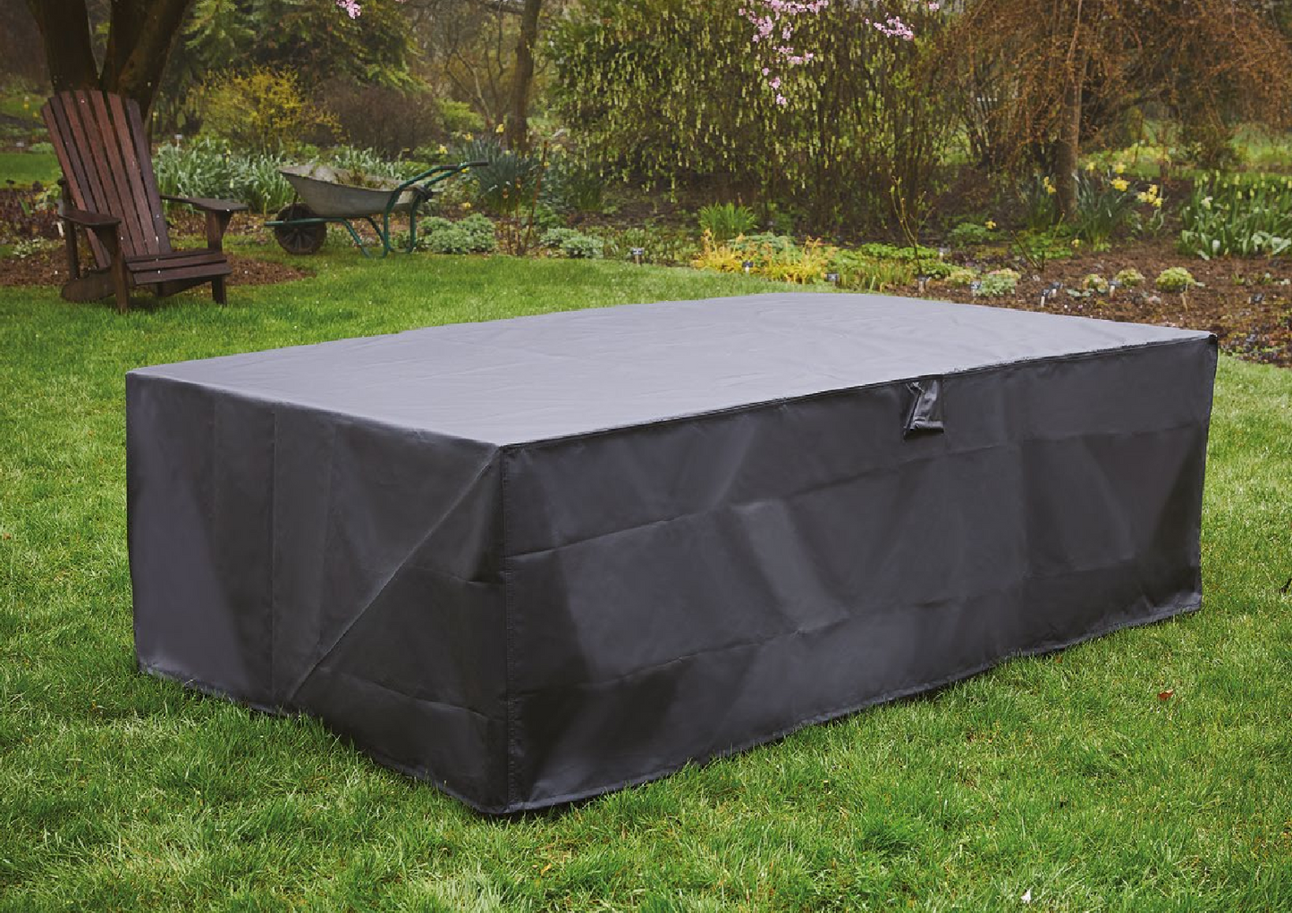 Garden and Home Co 8 Seater Rectangular Table Cover - Black