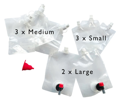 ND – Sneaky Hidden Drinks Flasks Kit With Funnel (for Festivals, Events, Travel)