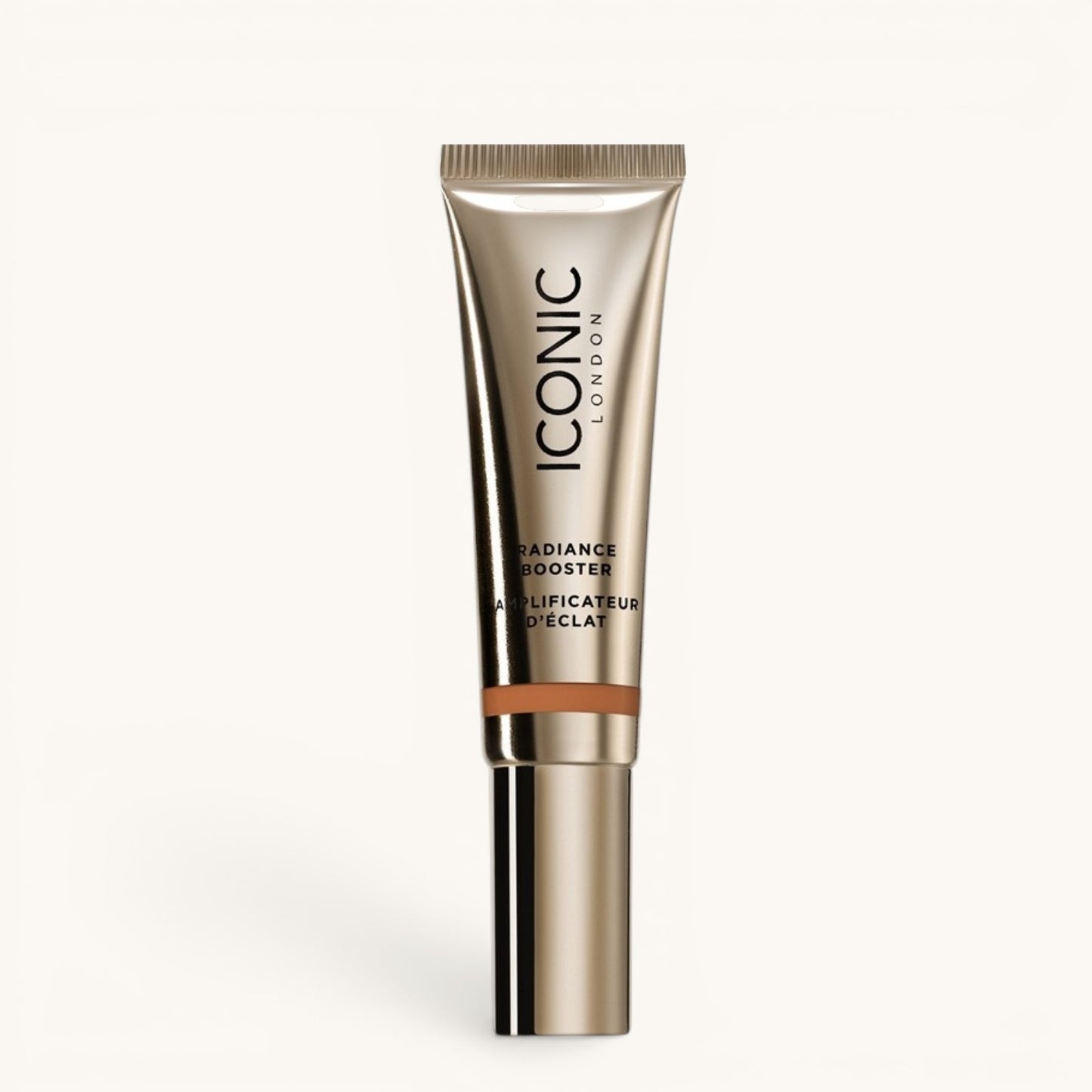 Iconic London Radiance Booster tube on a white background