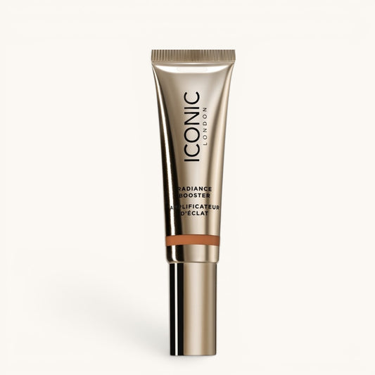 Iconic London Radiance Booster tube on a white background