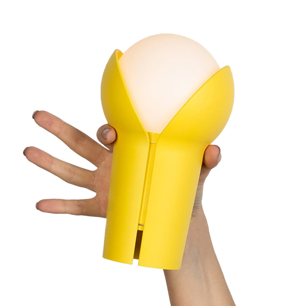 Innermost - Bud Indoor Outdoor Touch LED Lamp Cordless Rechargeable Dimming - Yellow