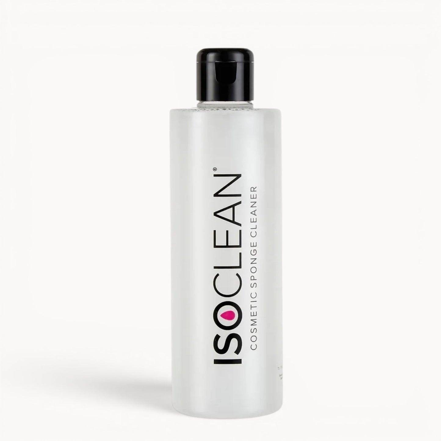 ISOCLEAN cosmetic sponge cleaner bottle on a white background