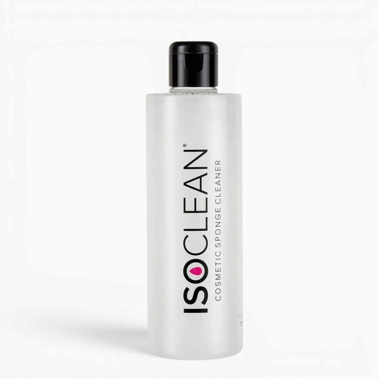 ISOCLEAN cosmetic sponge cleaner bottle on a white background