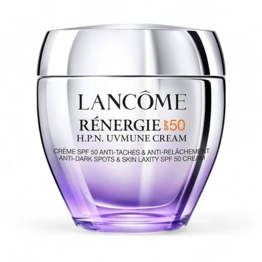 Lancôme Paris Rénergie SPF50 H.P.N. UVmune Cream 75ml jar front of packaging