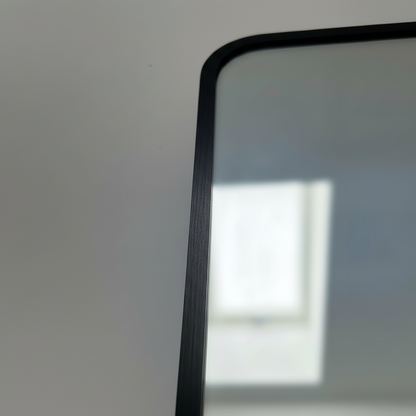 Hearth & Stone - Designer Mirror - 55 x 70cm - Brushed Matte Black