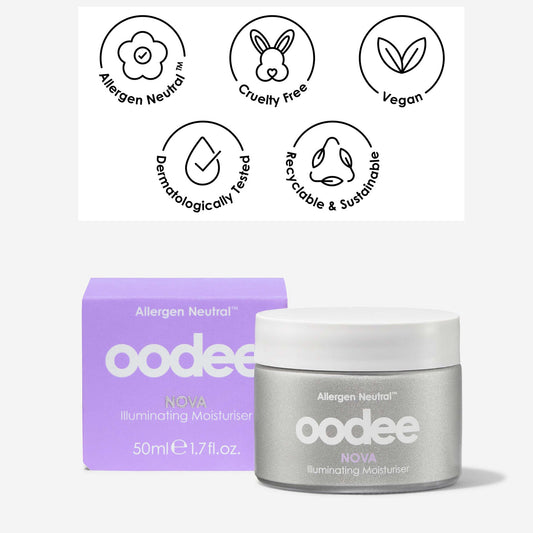 Oodee Hypoallergenic NOVA Illuminating Moisturiser Vit. C + Buckwheat Sprouts 50ml