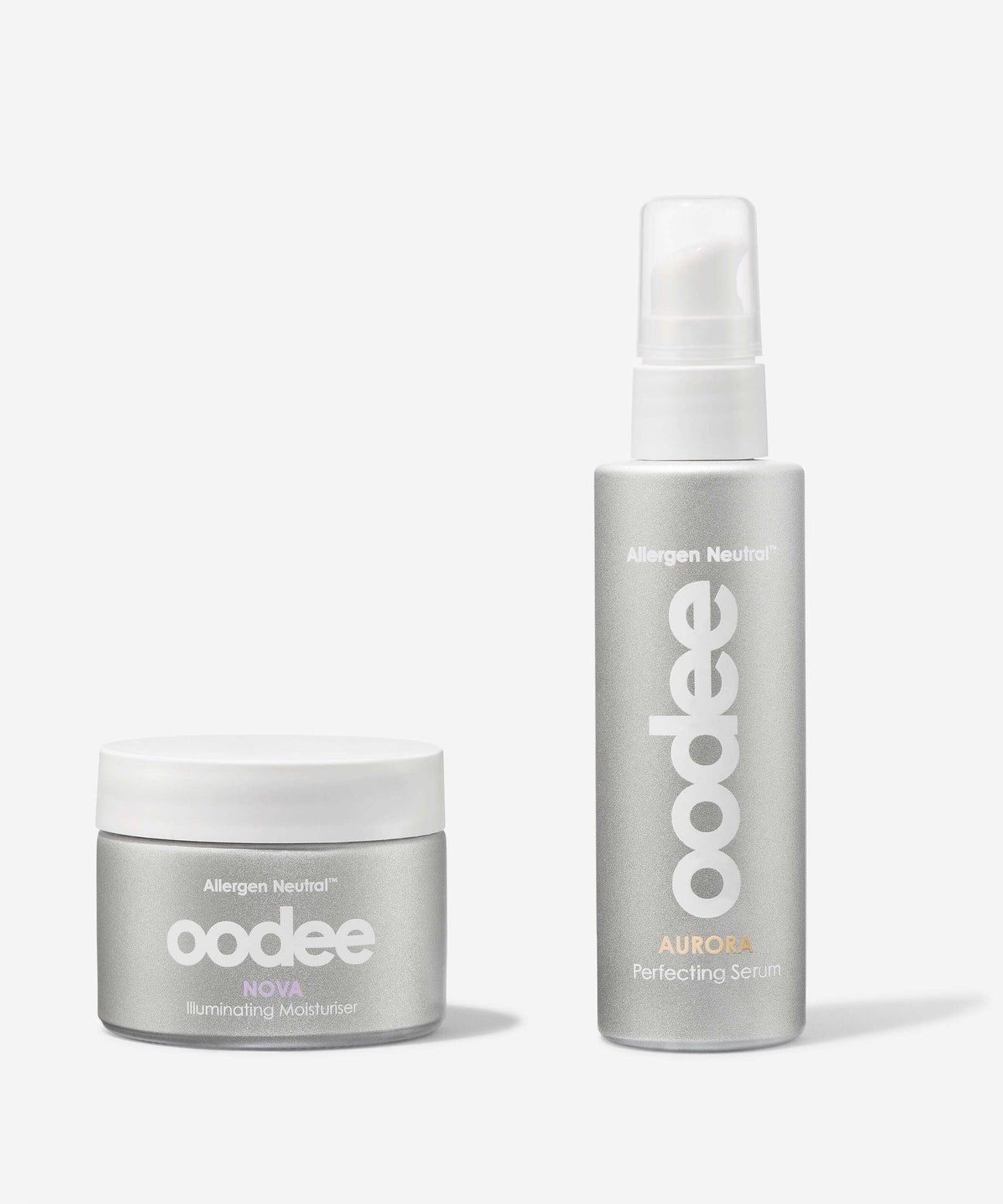 Oodee Hypoallergenic Serum and Moisturiser Celestial Radiance Duo Set