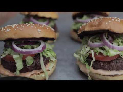 MOUNTAIN GRILLERS Burger Press – Non-Stick Stuffed Burger Maker with Patty Papers, Perfect Patty Shaper + 40 Wax Sheets