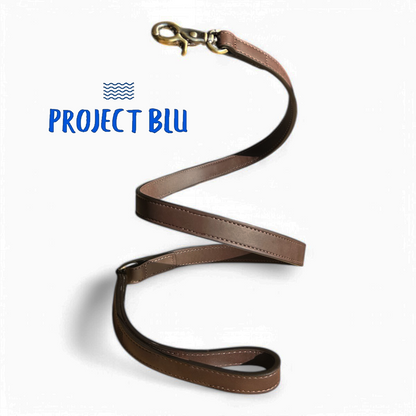 Project Blu - Eco Friendly Dog Lead, Sustainable Pet Leash - 110cm Long, Dark Brown