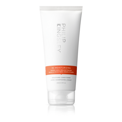 Tube of Philip Kingsley Re-Moisturizing Conditioner on a white background