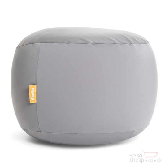 REMY SLEEP The Footrest (2023 Generation) – Earl Grey | Ergonomic Bean-Filled Foot Rest Cushion