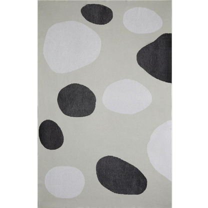 Snuggery Luxury Organic Cotton Knitted Throw Blanket 180 x 125cm - Corfu Pebbles