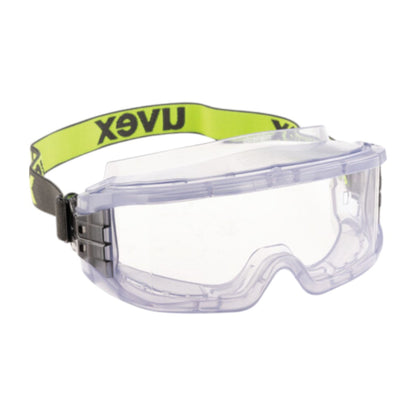 Uvex - Ultravision Clear Safety Goggles, Polycarbonate, Ventilated, Impact/UV-Resistant