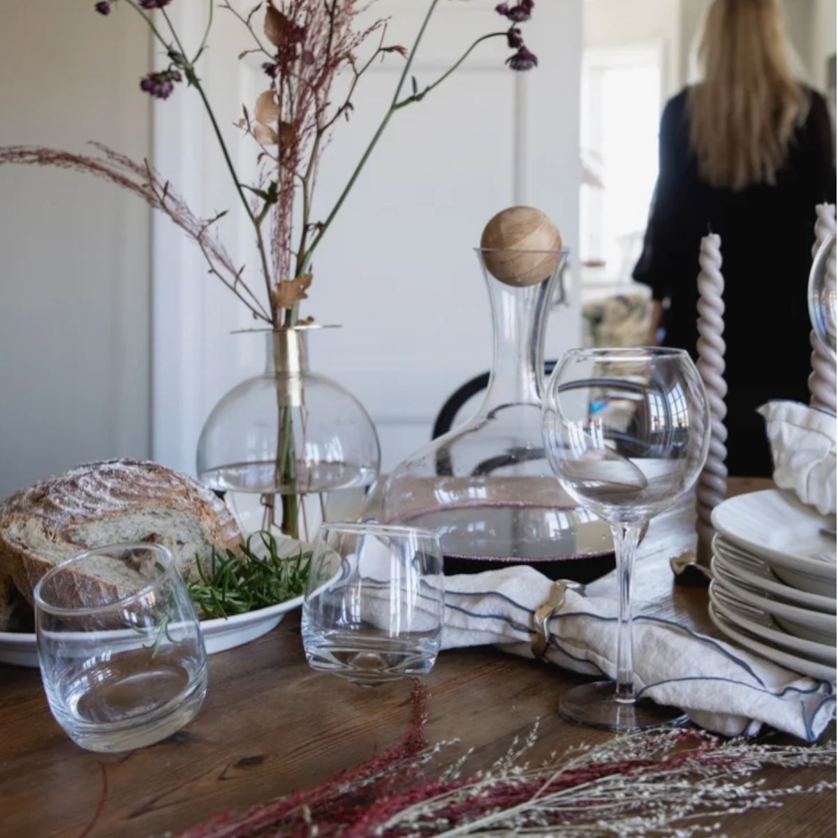 Sagaform Bar Rocking Whiskey Glass, 6 pcs. Hand Blown 20cl Dishwasher Safe