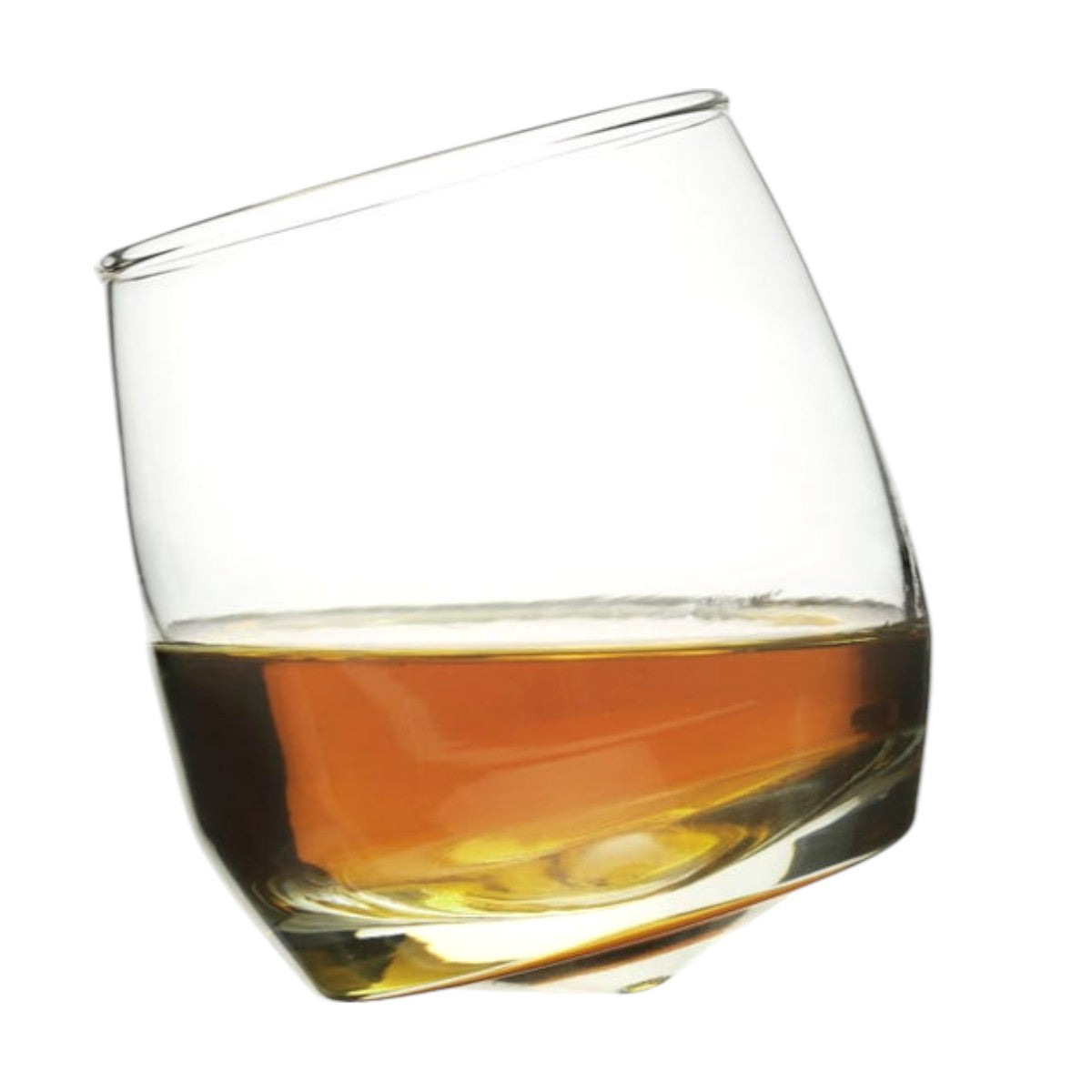 Sagaform Bar Rocking Whiskey Glass, 6 pcs. Hand Blown 20cl Dishwasher Safe